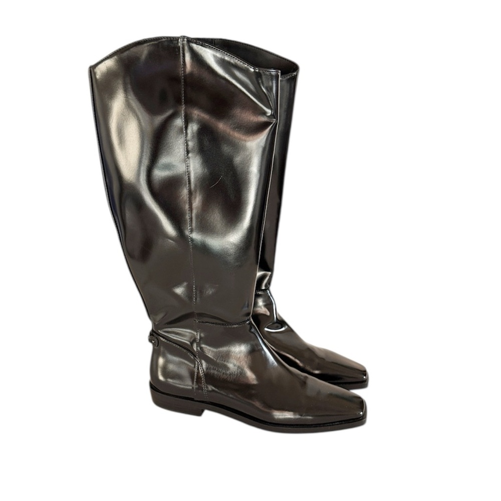 Sam Edelman Silver Combat & Moto Boots